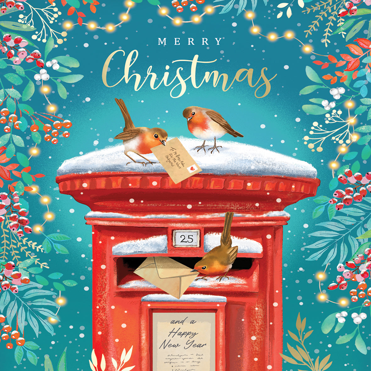 'Postbox Robins' Charity Christmas Cards (Pack of 10)