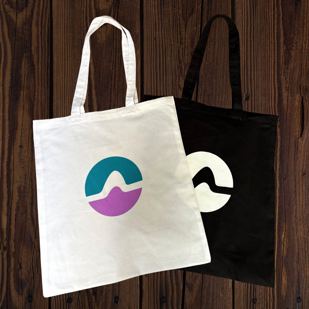 Branded Tote Bag - White