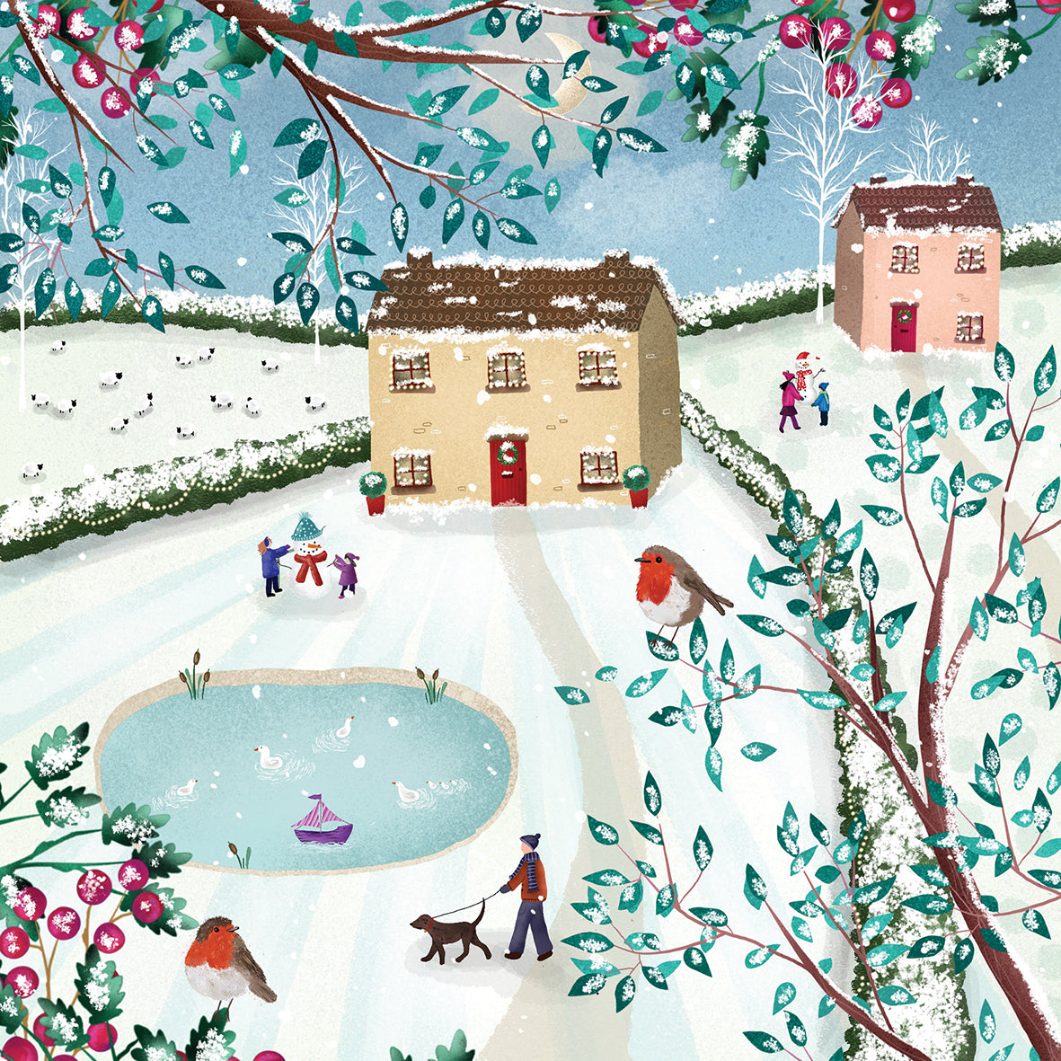 'Winter Cottage' Charity Christmas Cards (Pack of 10)