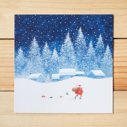 'Santa's Trail' Charity Christmas Cards (Pack of 10)