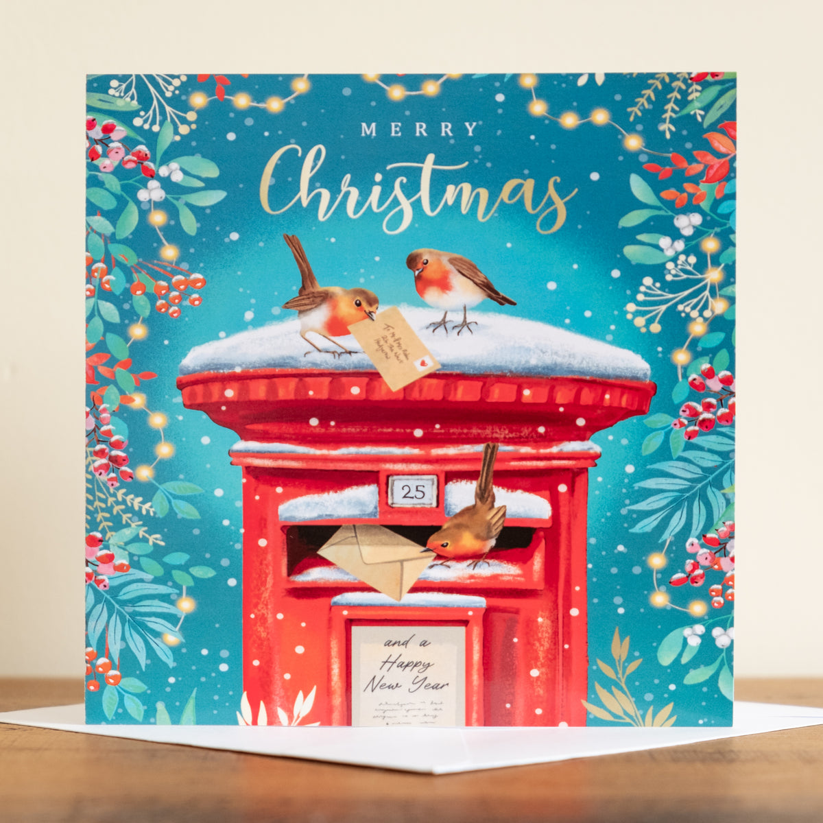 'Postbox Robins' Charity Christmas Cards (Pack of 10)