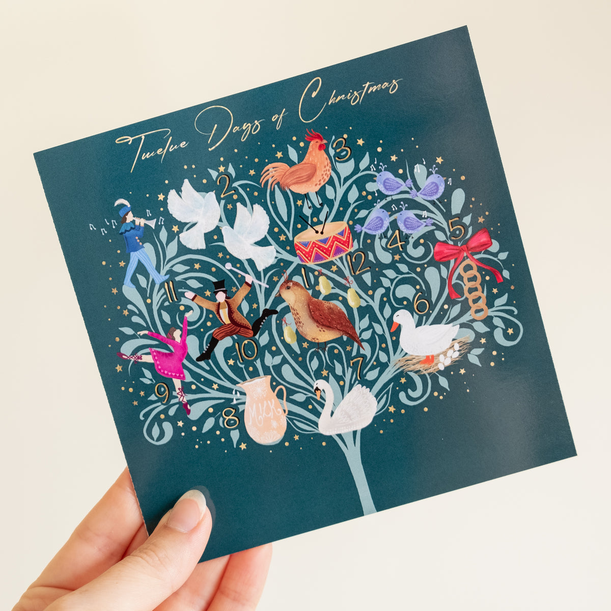 'Twelve Days Tree' Charity Christmas Cards (Pack of 10)