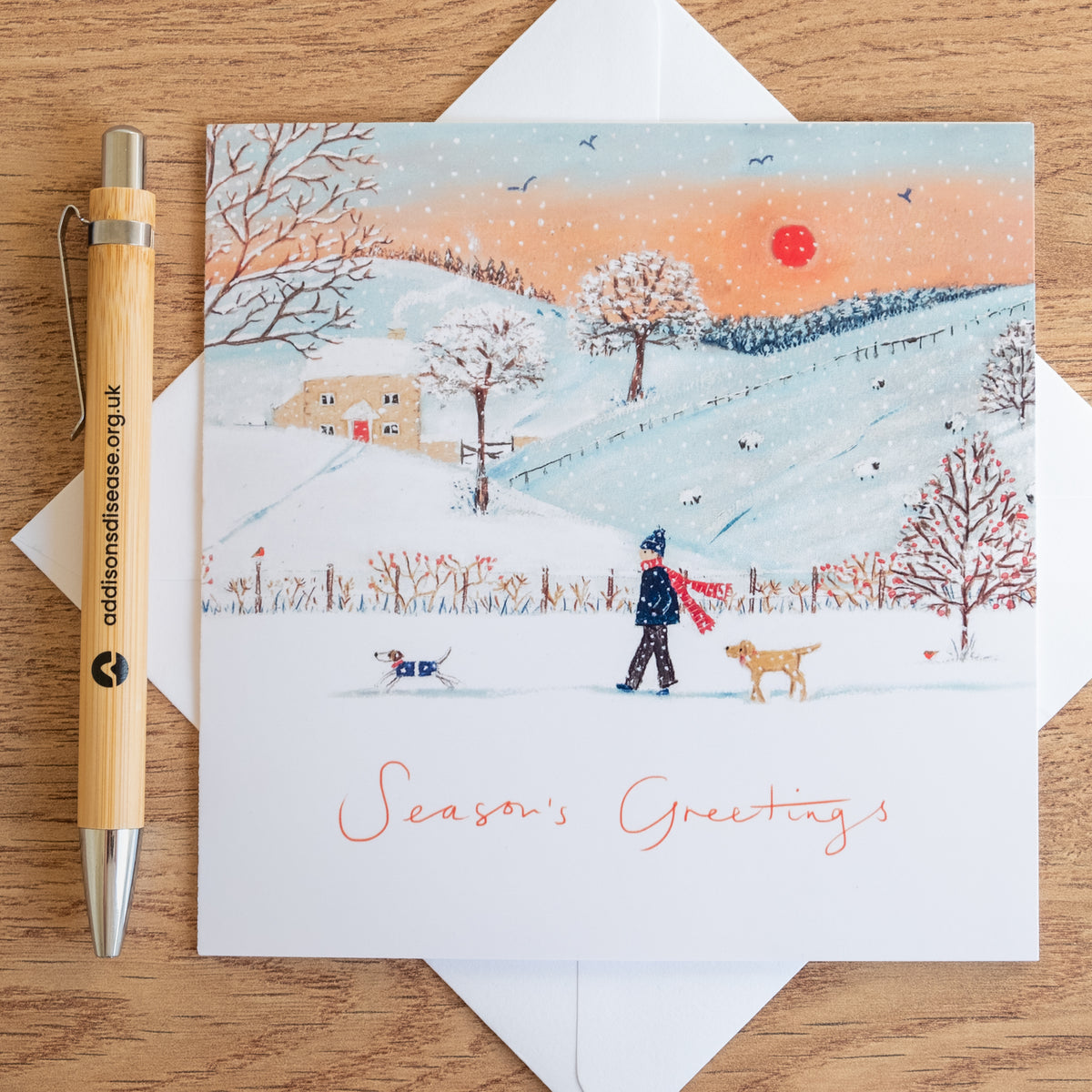 'Snowy Walk' Charity Christmas Cards (Pack of 10)