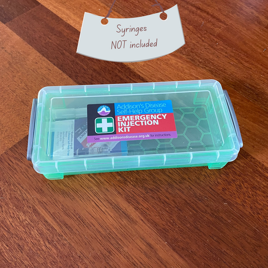 Emergency Injection Kit Box without Syringes (Adult, Large)