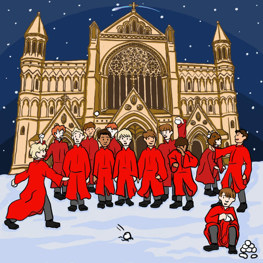 'Christmas Carolers' Christmas Cards (pack 10)