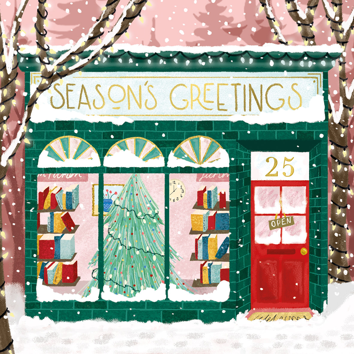 'Christmas Christmas Cards (pack 10) My Store