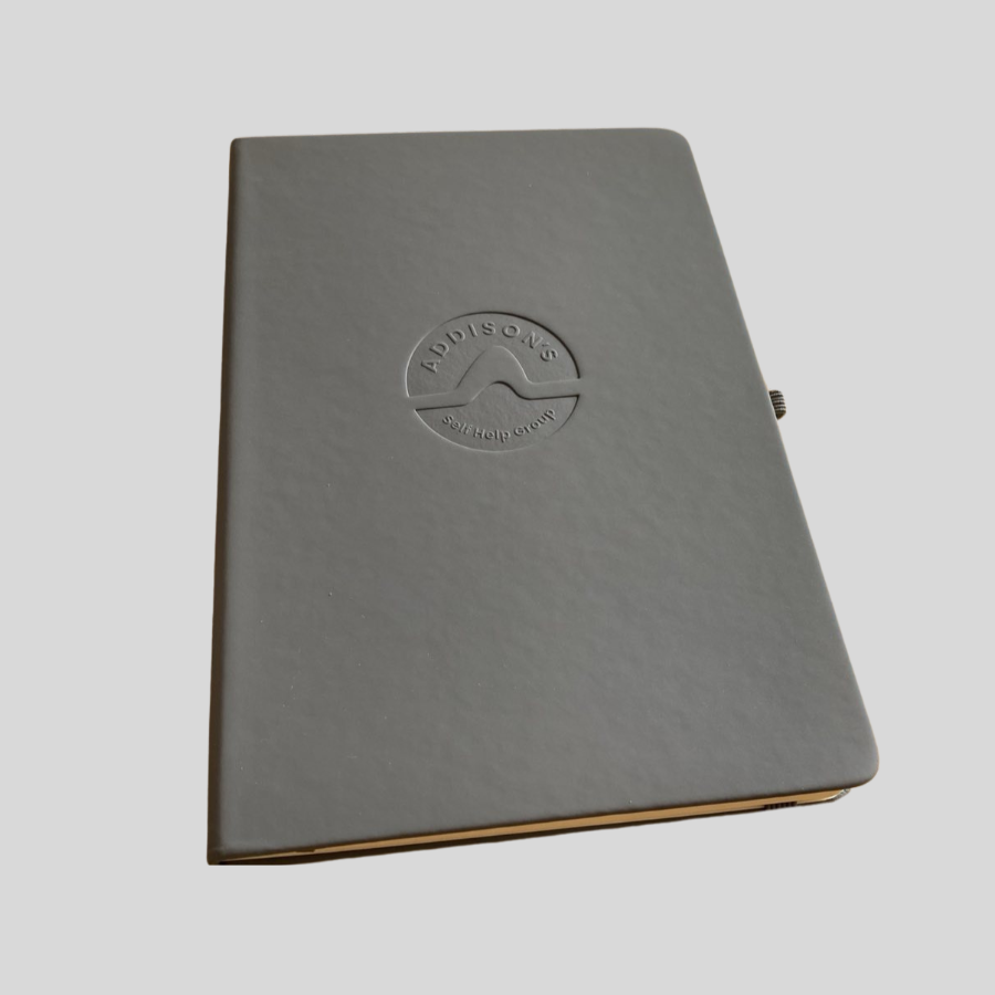 A5 Hardback Notebook in Grey