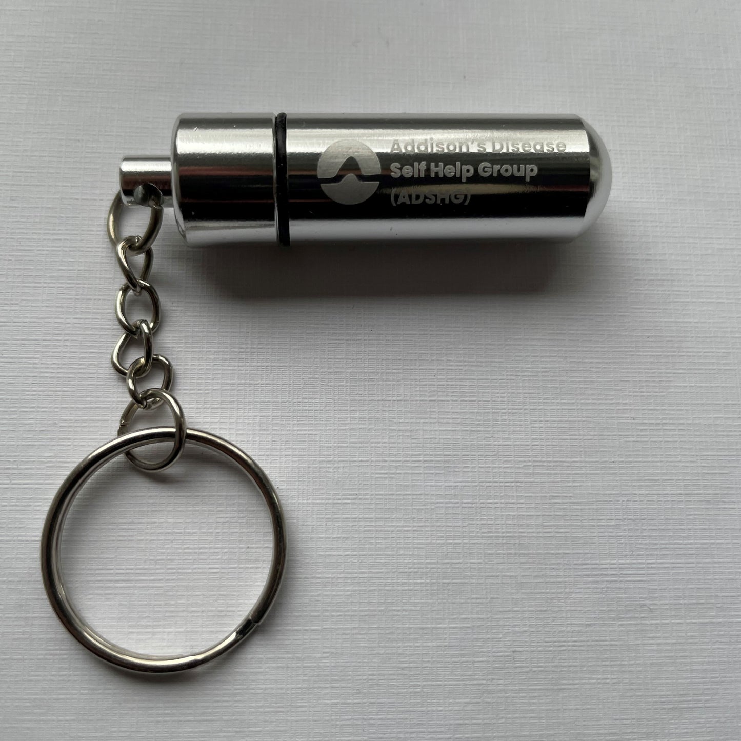 Pillbox Keyring - Addison's Disease Self-Help Group