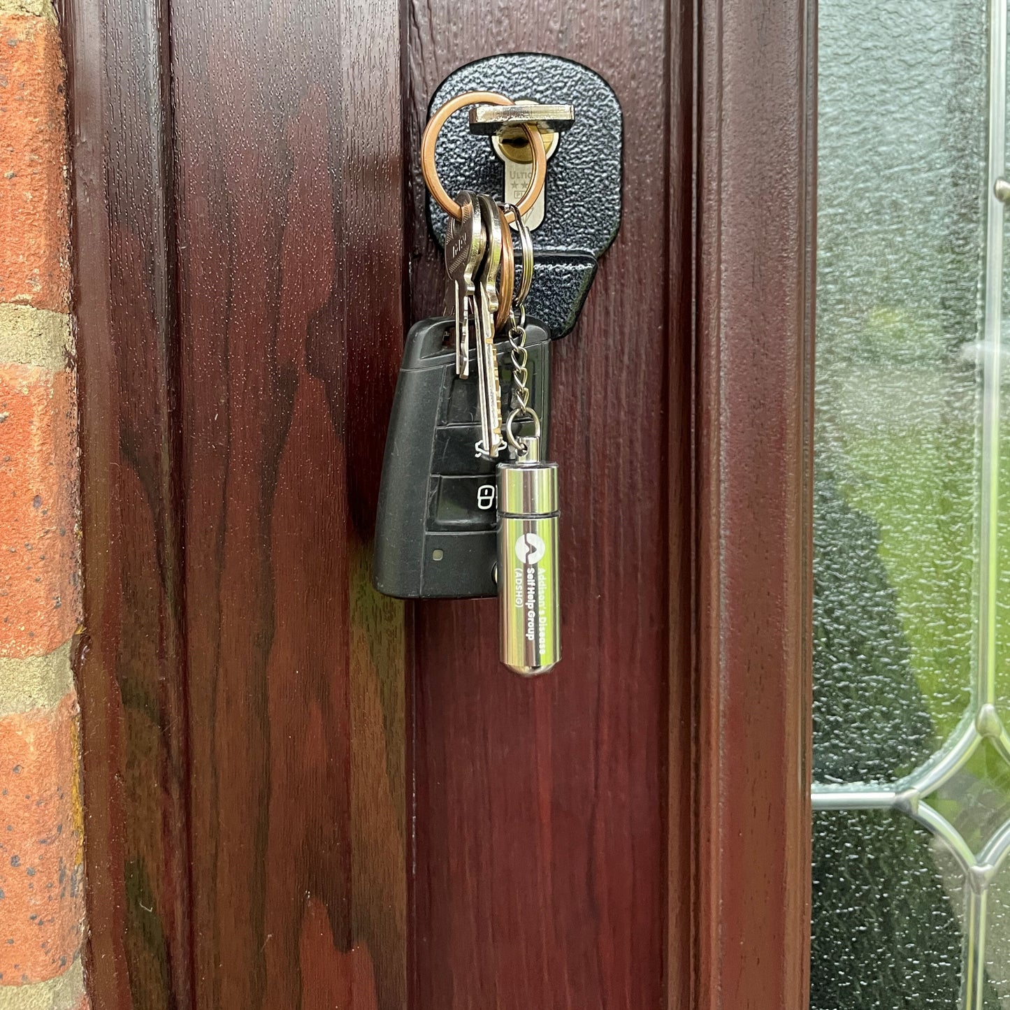 Pillbox Keyring - Addison's Disease Self-Help Group