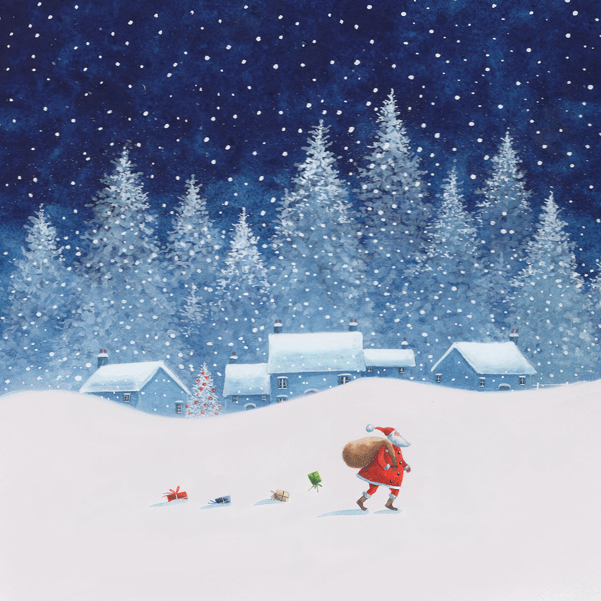 'Santa's Trail' Charity Christmas Cards (Pack of 10)