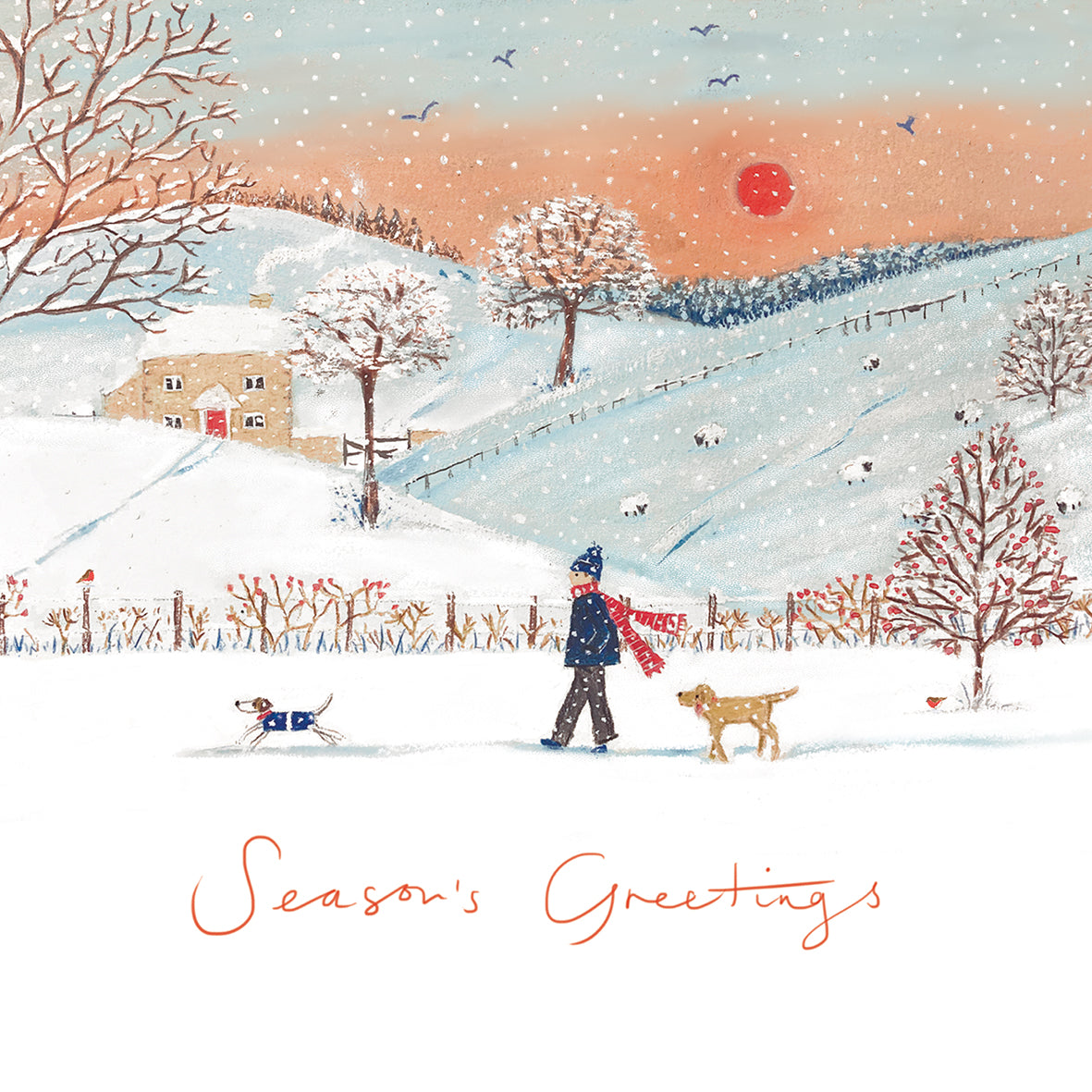 'Snowy Walk' Charity Christmas Cards (Pack of 10)