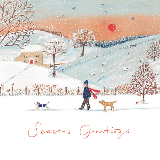 'Snowy Walk' Charity Christmas Cards (Pack of 10)