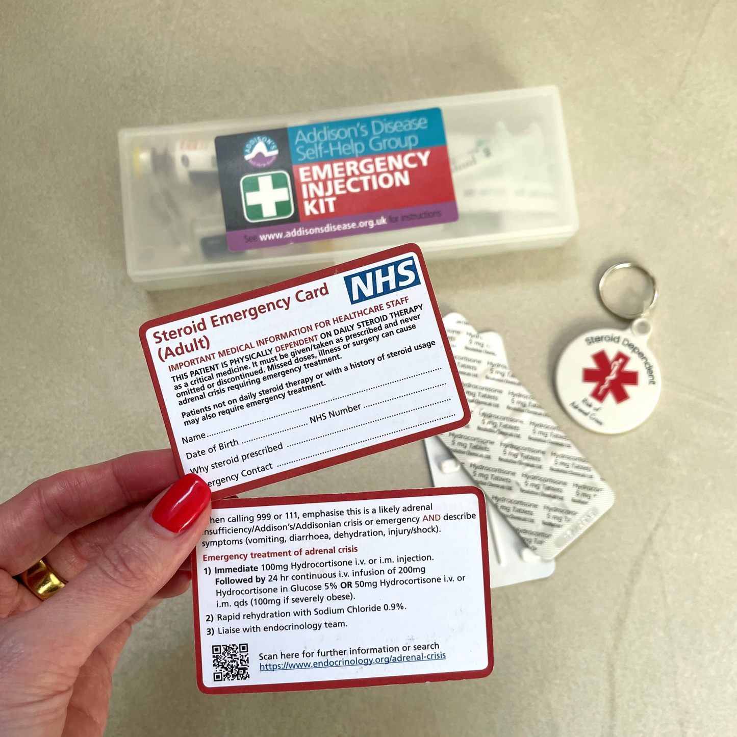NHS Steroid Emergency Card