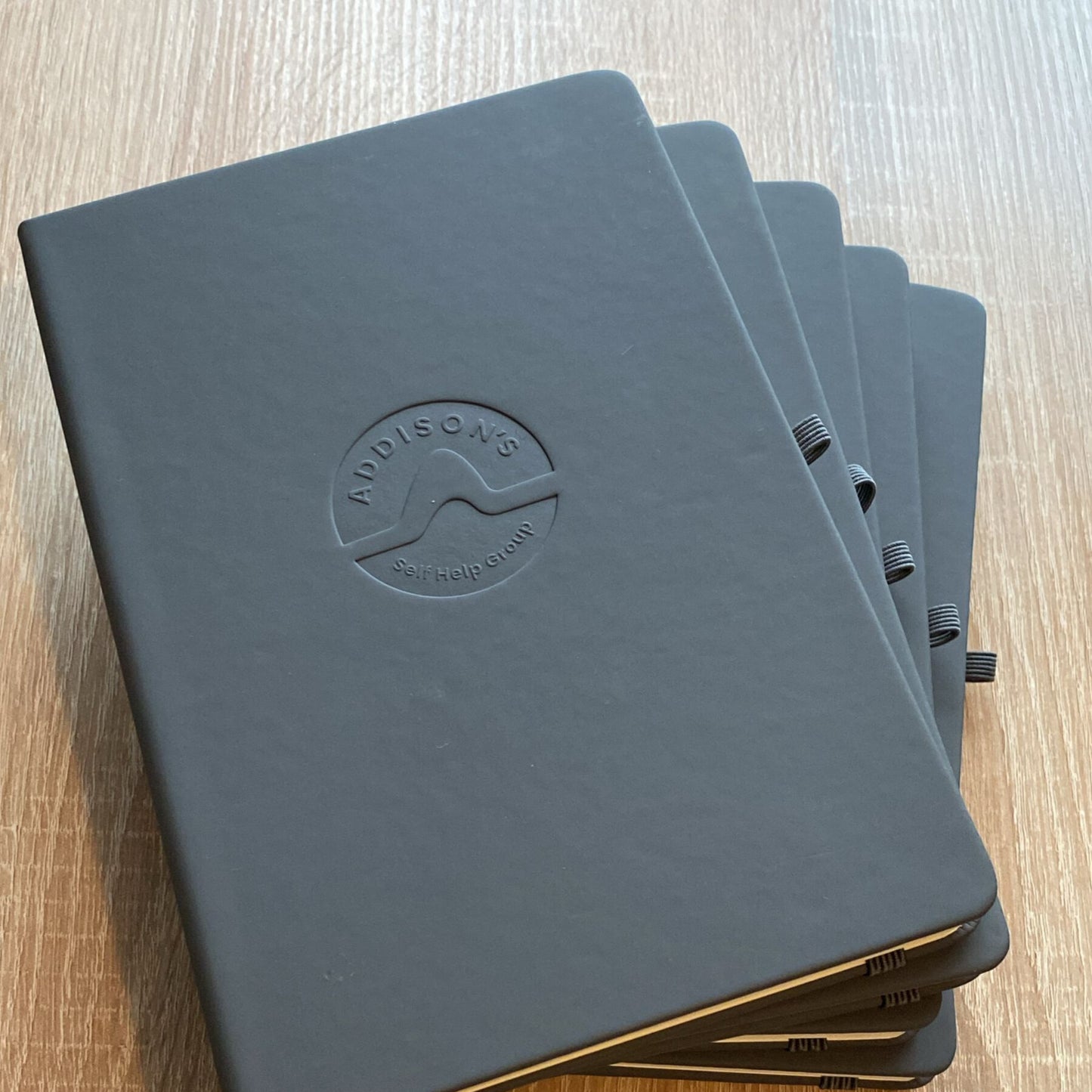 A5 Hardback Notebook in Grey